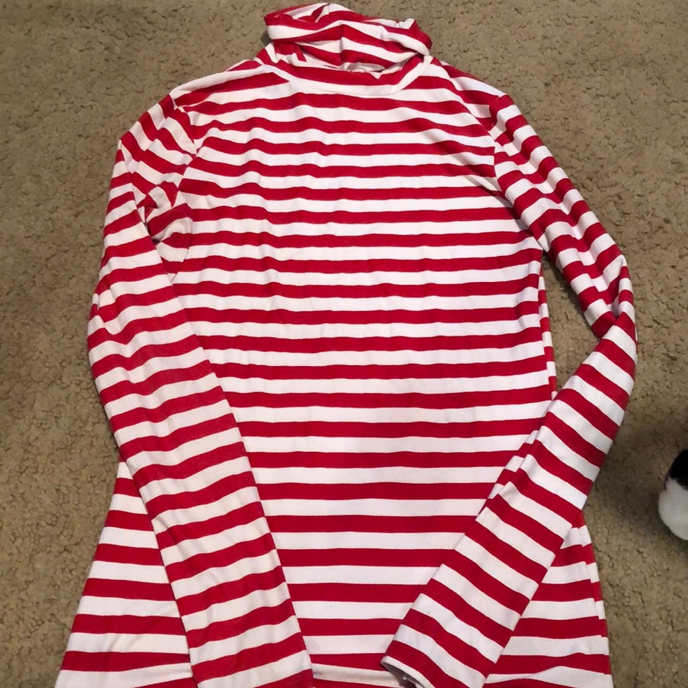 Christmas striped shirt